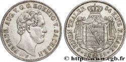 ALLEMAGNE - SAXE 1/6 Thaler Frédéric Auguste II  1851 Dresde