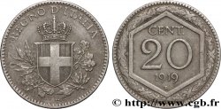 ITALIE 20 Centesimi écu 1919 Rome 
