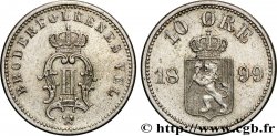 NORWAY 10 Ore Oscar II 1899 