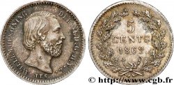 PAYS-BAS 5 Cents Guillaume III 1862 Utrecht