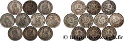 SILVER INVESTMENT Lot de 10 pièces de 1 Franc Helvetia n.d. Berne