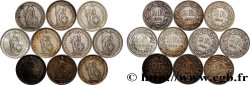 SILBER-INVESTMENT Lot de 10 pièces de 2 Francs Helvetia n.d. Berne