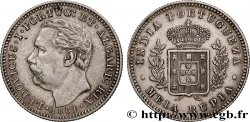 INDE PORTUGAISE 1/2 Roupie Louis Ier 1881  TB+ 