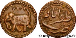 INDE - SULTANAT DE MYSORE 1 Paisa à l’éléphant  AM 1212 N.D. Patan TTB+ 