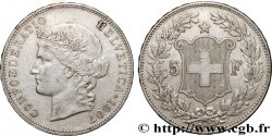 SUISSE 5 Francs Helvetia 1907 Berne