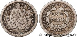 UNITED STATES OF AMERICA 1 Dime (10 Cents) Liberté assise variété avec date encadrée par des flèches 1853 Philadelphie