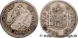 MEXICO 1/2 Real Charles III 1777 Mexico