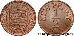 GUERNESEY 1/2 New Penny 1971 Londres SUP 