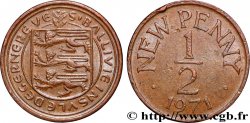 GUERNSEY 1/2 New Penny 1971 Londres