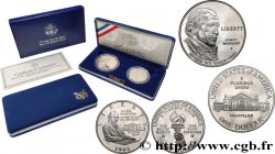 UNITED STATES OF AMERICA Coffret 1 Dollar + 1/2 Dollar James Madison Proof 1993 San Francisco