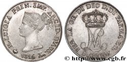 ITALY - DUCHY OF PARMA DE PIACENZA AND GUASTALLA - MARIE-LOUISE OF AUSTRIA 5 Soldi  1815  Milan