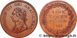 GREAT BRITAIN - GEORGE III Essai en cuivre de 5 Shilling 6 Pence 1811 Londres
