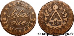 ITALY - PIEDMONT REPUBLIC 2 Soldi Piemont  an 9 1801 