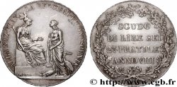 ITALY - CISALPINE REPUBLIC Scudo de 6 lires 1800 Milan