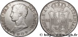 SPAIN - KINGDOM OF SPAIN - JOSEPH NAPOLEON 20 Reales ou 5 Pesetas 1809 Madrid
