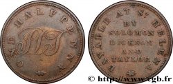 SAINT HELENA & ASCENSION 1/2 Penny 1821 