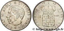 SUÈDE 1 Krona Gustave VI 1963  TTB 