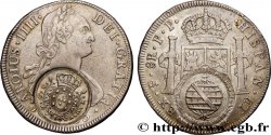 BRAZIL 960 Reis contremarquée sur un 8 Reales Potosi 180[?] 