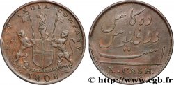 INDIA 10 Cash Madras East India Company 1808 