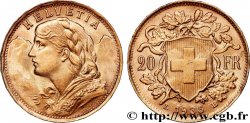 GOLD, PALLADIUM & PLATINUM INVESTMENT 20 Francs  Vreneli  1935 Berne AU 