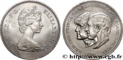 ROYAUME-UNI 25 New Pence (1 Crown) mariage du Prince de Galles et de Lady Diana Spencer 1981 