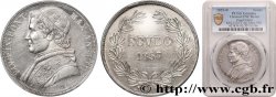 ITALY - PAPAL STATES - PIUS IX (Giovanni Maria Mastai Ferretti) 1 Scudo an VIII 1853 Rome