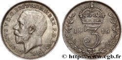 UNITED KINGDOM 3 Pence Georges V 1919 