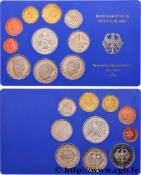 GERMANY Série Proof de 10 pièces 1980 Munich