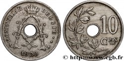 BELGIQUE 10 Centiemen (Centimes) Albert Ier 1929 