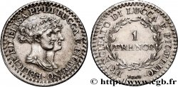 ITALY - PRINCIPALTY OF LUCCA AND PIOMBINO - FELIX BACCIOCHI AND ELISA BONAPARTE 1 Franco 1808 Florence