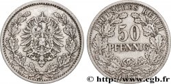 ALLEMAGNE 50 Pfennig Empire aigle impérial 1877 Hanovre