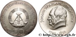 ALLEMAGNE RÉPUBLIQUE DÉMOCRATIQUE 20 Mark Johann Wolfgang Von Goethe 1969 Berlin
