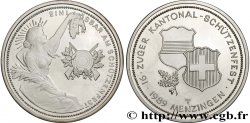 SWITZERLAND Médaille de 50 francs, tir cantonal à Menzingen 1989 