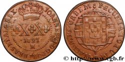 BRÉSIL 20 Réis Jean VI 1821 Rio de Janeiro