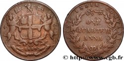 BRITISH INDIA 1/4 Anna East India Company 1858 