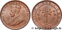 CEYLON 1 Cent Georges V 1912 