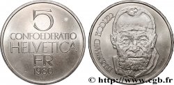 SUISSE 5 Francs peintre Ferdinand Hodler 1980 Berne - B