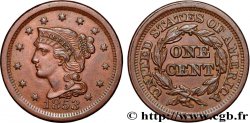 UNITED STATES OF AMERICA 1 Cent Liberté “Braided Hair” 1853 Philadelphie