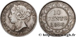 TERRE-NEUVE (NEW FOUNDLAND) - VICTORIA 10 Cents  1896 