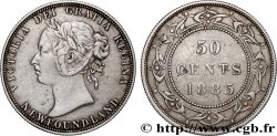 TERRE-NEUVE (NEW FOUNDLAND) - VICTORIA 50 Cents  1885 