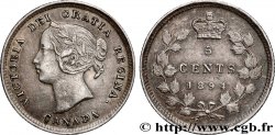 CANADA - VICTORIA 5 Cents  1894 