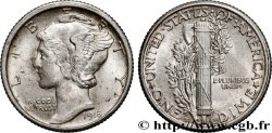 UNITED STATES OF AMERICA 1 Dime Mercury 1918 San Francisco - S