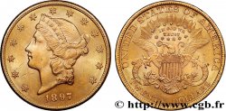 OR, PALLADIUM ET PLATINE INVESTISSEMENT 20 Dollars  Liberty  1897 Philadelphie