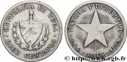 CUBA 10 Centavos emblème 1915 