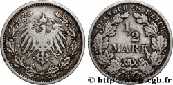 ALLEMAGNE 1/2 Mark Empire aigle impérial 1905 Berlin
