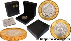 UNITED KINGDOM Piefort 2 Pounds Proof Jeux Olympiques 2008 