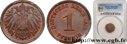 GERMANY 1 Pfennig aigle héraldique 1893 Munich