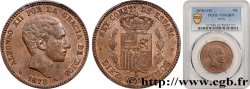 SPAIN 10 Centimos Alphonse XII 1878 Oeschger Mesdach & CO