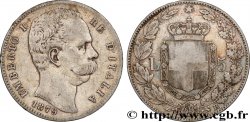 ITALIE - ROYAUME D ITALIE - HUMBERT Ier 5 Lire  1879 Rome