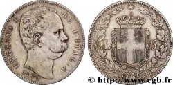 ITALIE - ROYAUME D ITALIE - HUMBERT Ier 5 Lire  1879 Rome